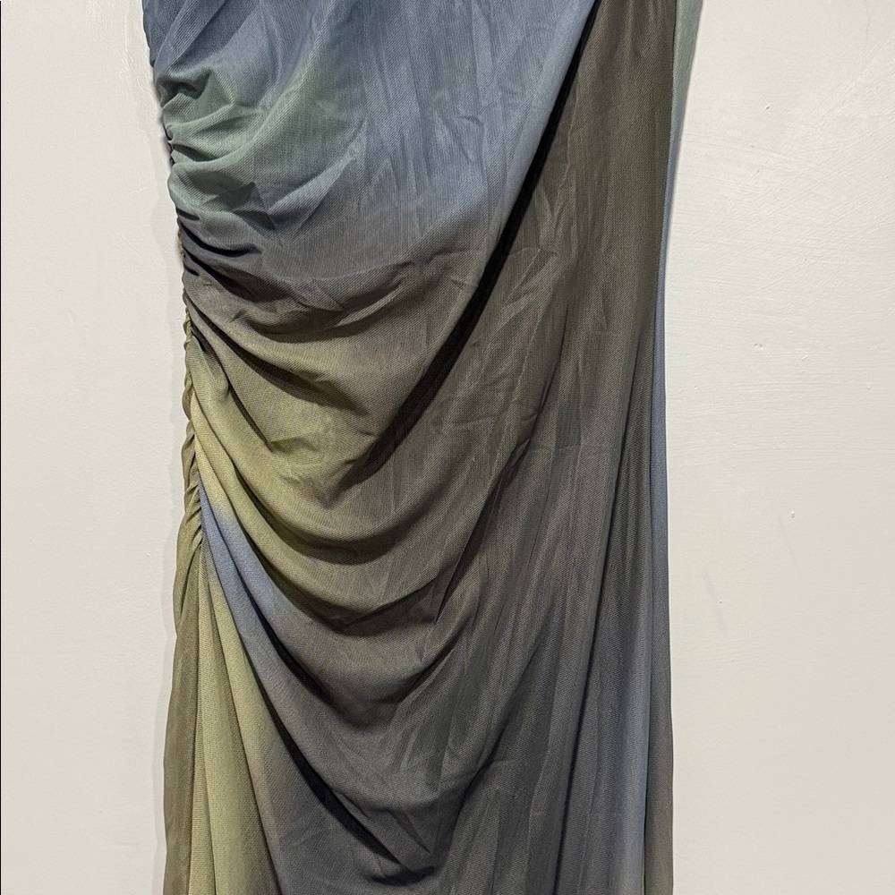 Commense Gray Draped Maxi Dress - Picture 8 of 8
